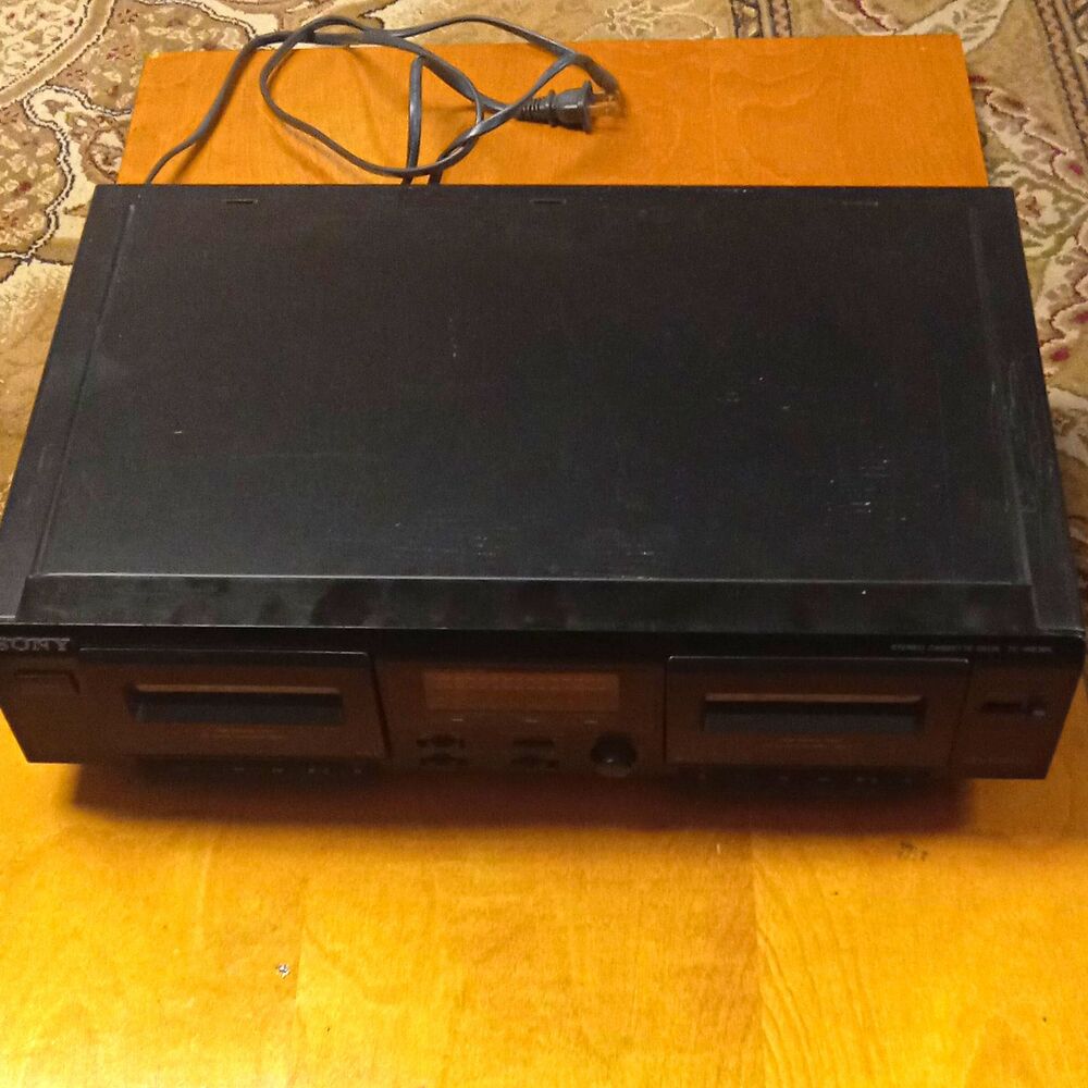 Sony TC-WE305 Stereo Dual Cassette Deck With New Belts, Tested And Works Great!